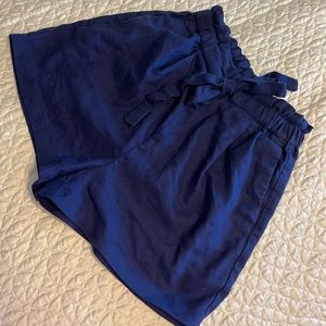 Express Women’s high waisted paper bag shorts